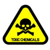 toxic chemical sign yellow and black