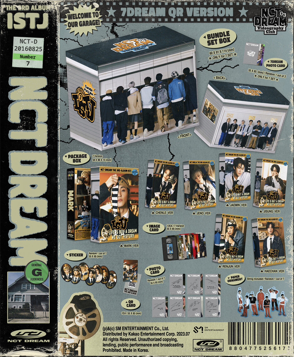 NCT DREAM - The 3rd Full Album [ISTJ] (7DREAM QR Ver.) (SMART ALBUM)