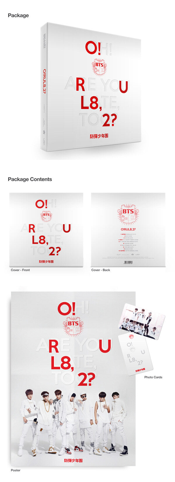 BTS - The 1st Mini Album O!RUL8,2