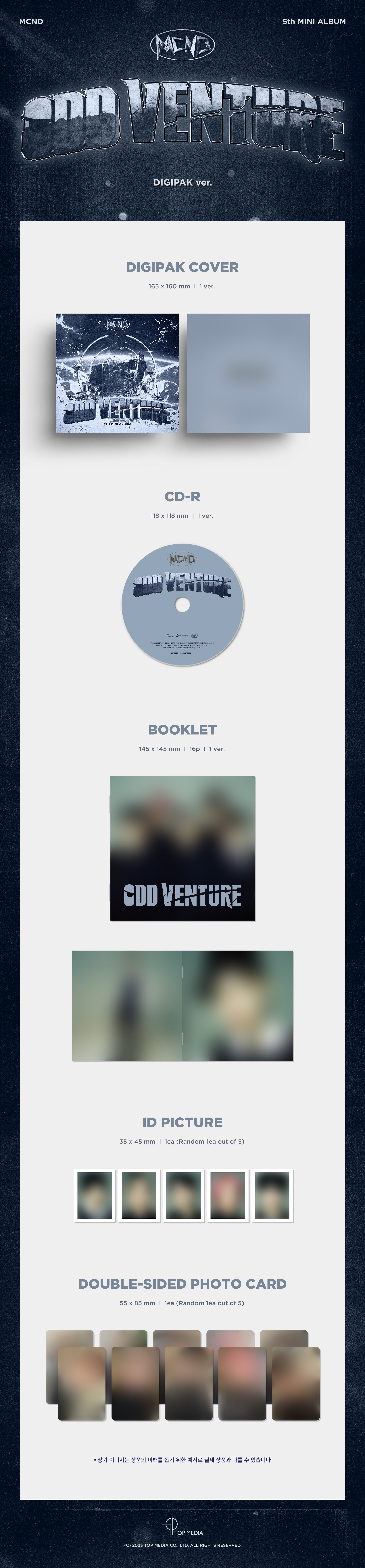 MCND - 5TH MINI ALBUM ODD-VENTURE (DIGIPAK Ver.)