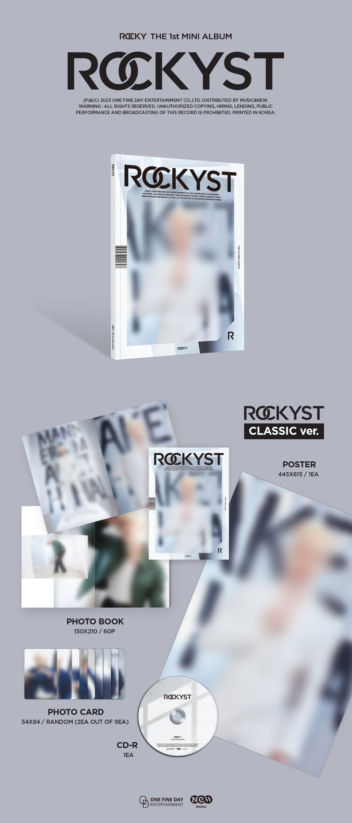 ROCKY - The 1st Mini Album ROCKYST (Classic Ver.)