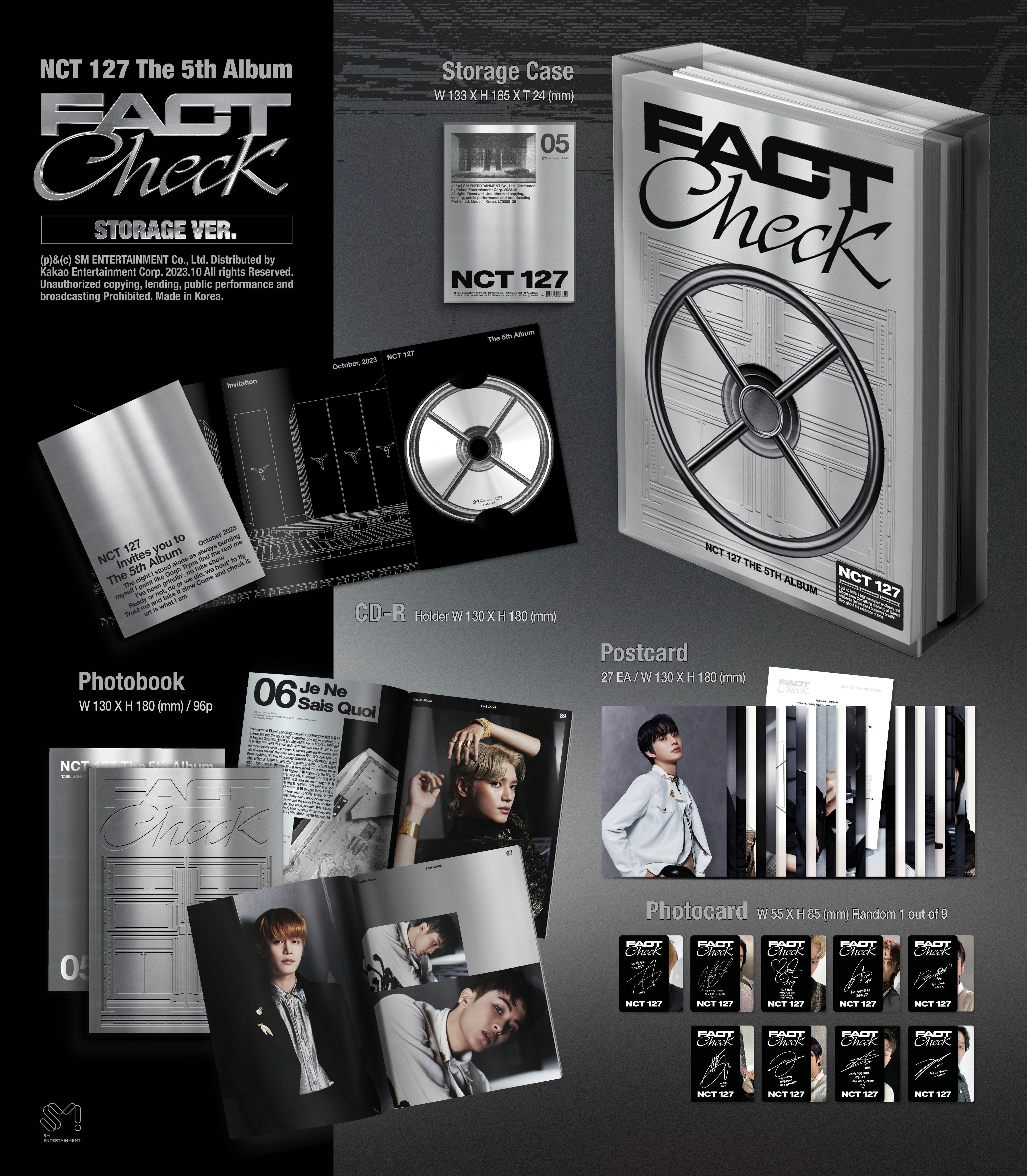 NCT 127 - The 5th Album Fact Check (Storage Ver.)