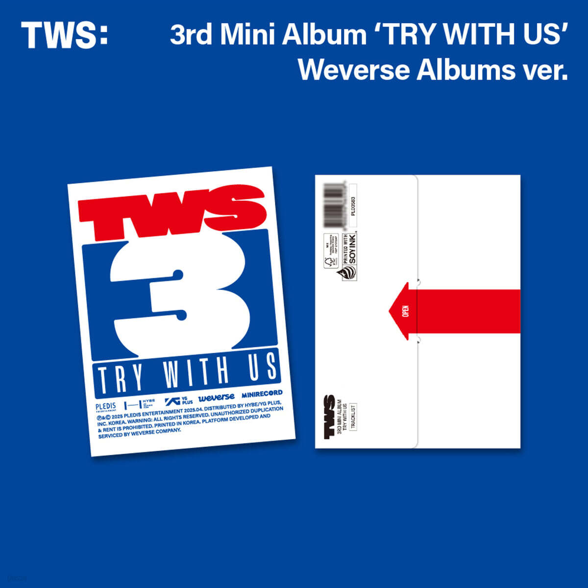 TWS - 3rd Mini Album TRY WITH US (Weverse Albums Ver.)