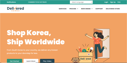 Delivered Korea Website