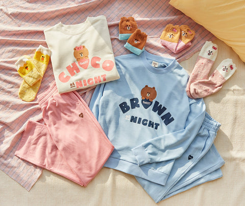 BROWN and FRIENDS Loungewear Set