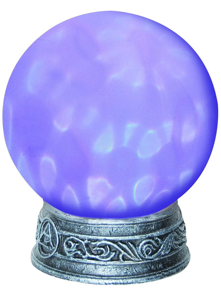 8-inch light-up crystal ball Halloween decoration