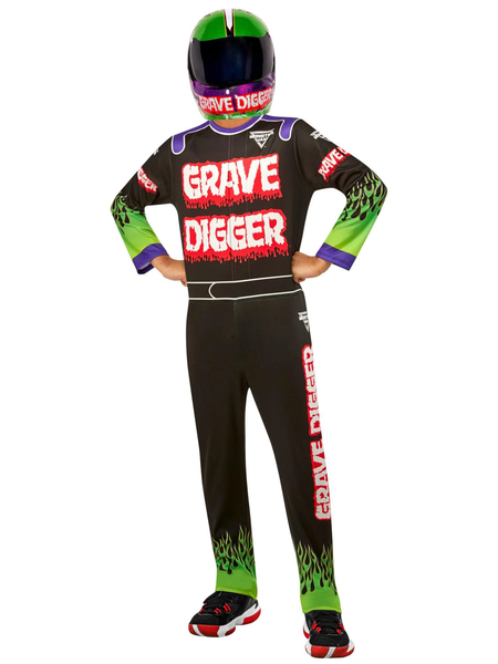 Kids Monster Jam Grave Digger Halloween Costume
