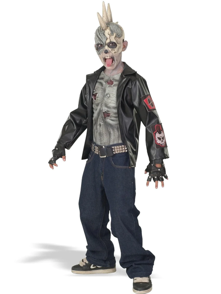 Boys' Punk Rock Zombie Halloween Costume
