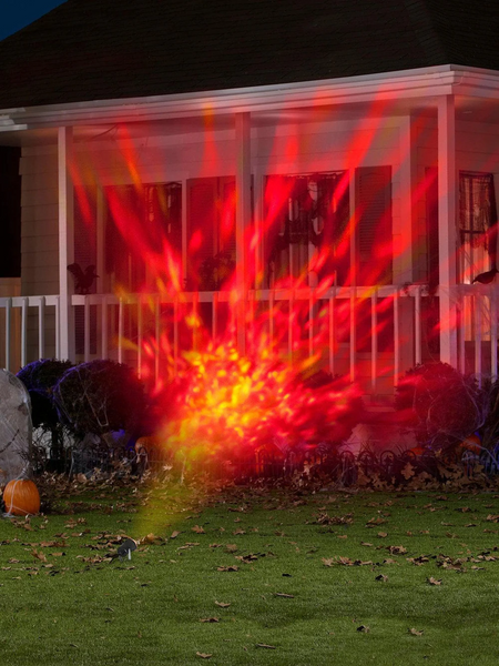 Fire and Ice Spotlight Projection Halloween Decoration