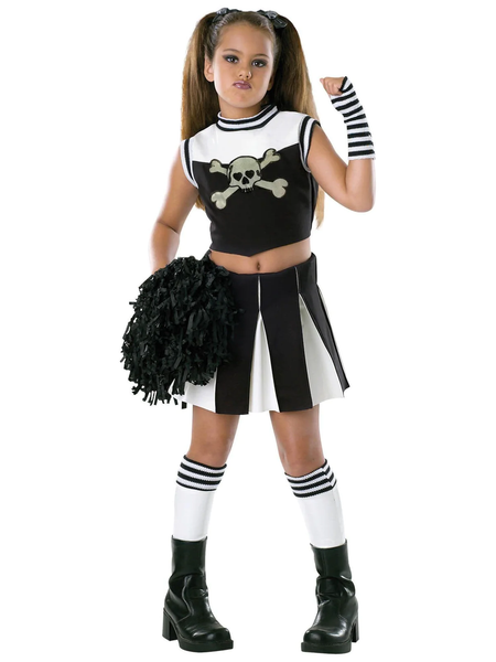 Girls' Goth Cheerleader Halloween Costume