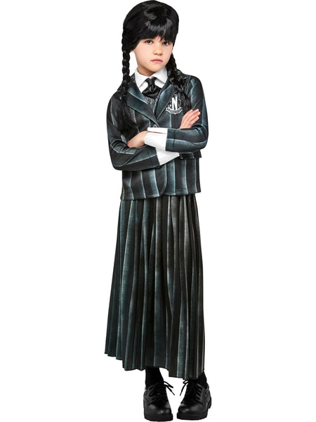 Girls Wednesday Addams Nevermore Academy Uniform