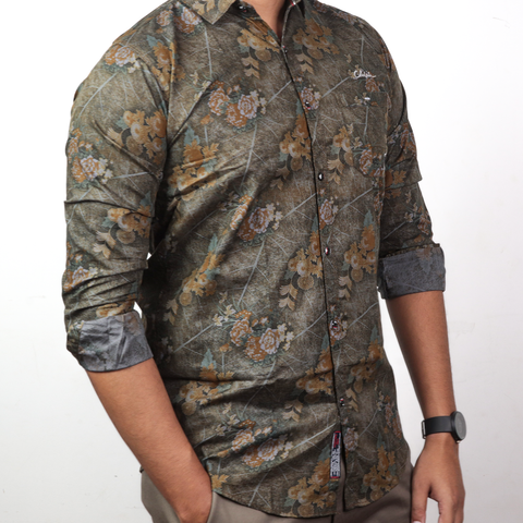 Printed Full Sleeve Casual Shirt for Men – Care Me