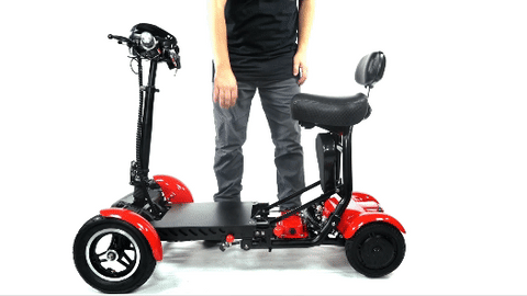 ComfyGo MS 3000 Plus Foldable Mobility Scooter Red