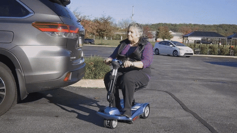 ev rider easy move folding travel scooter
