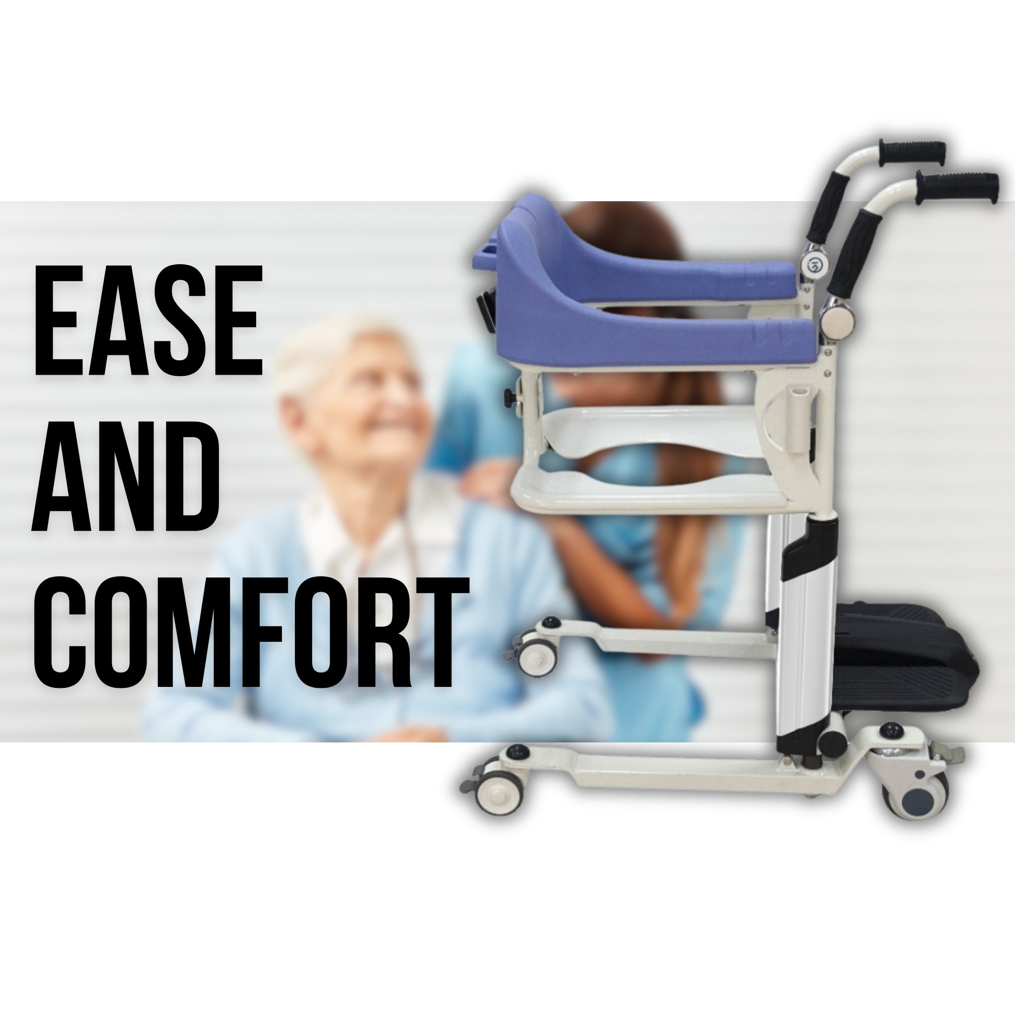 JT2020K Portable Bedside Commode Lift 