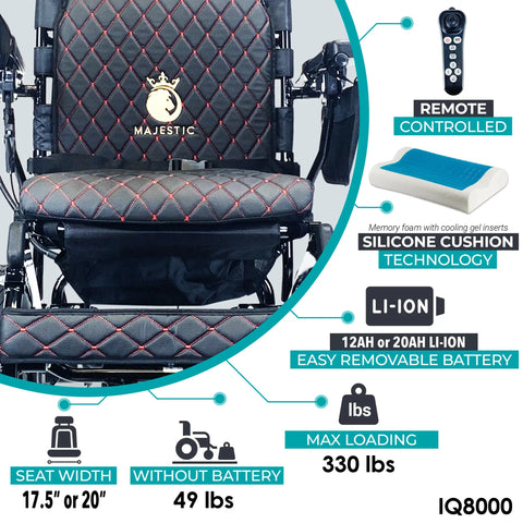 ComfyGo IQ 8000 Features of comfortable seating