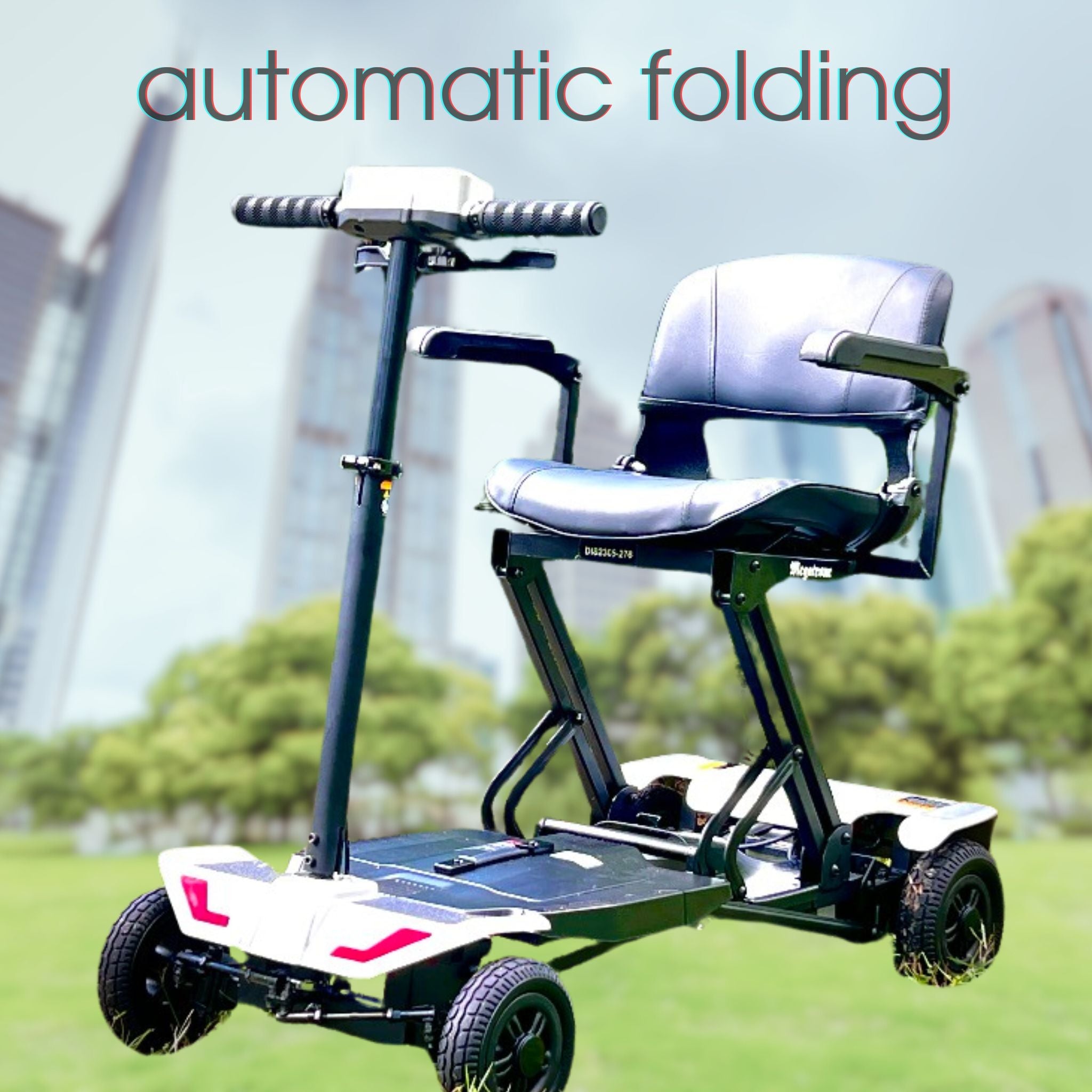 Megatrone Automatic Folding 4 Wheel Scooter