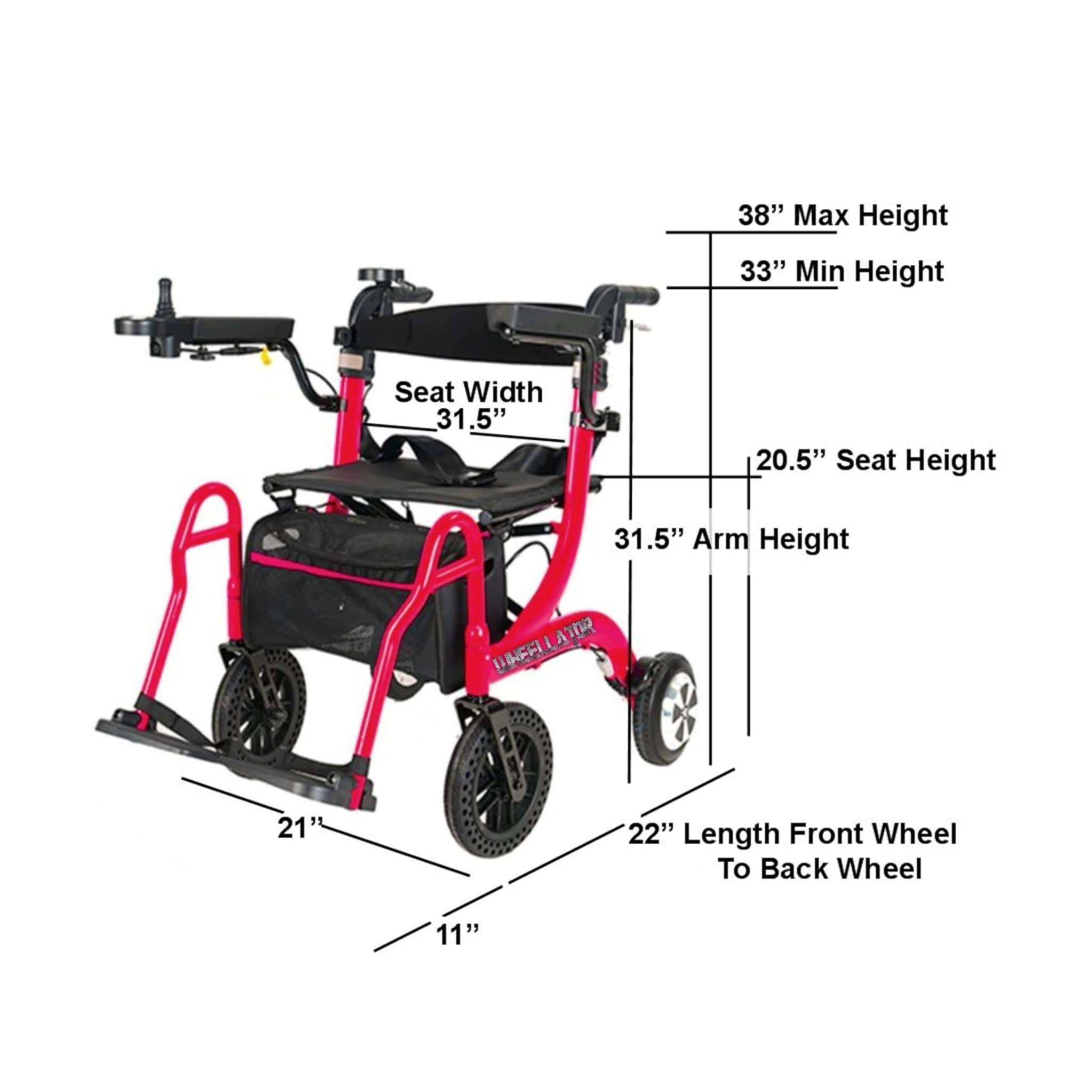 Wheelator Lightweight Power Wheelchair