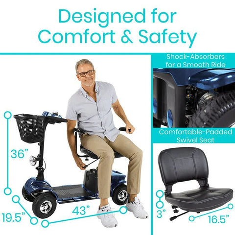 Comfort in Every Ride with Mobility Scooter Series A VH EXCLUSIVE COLORS