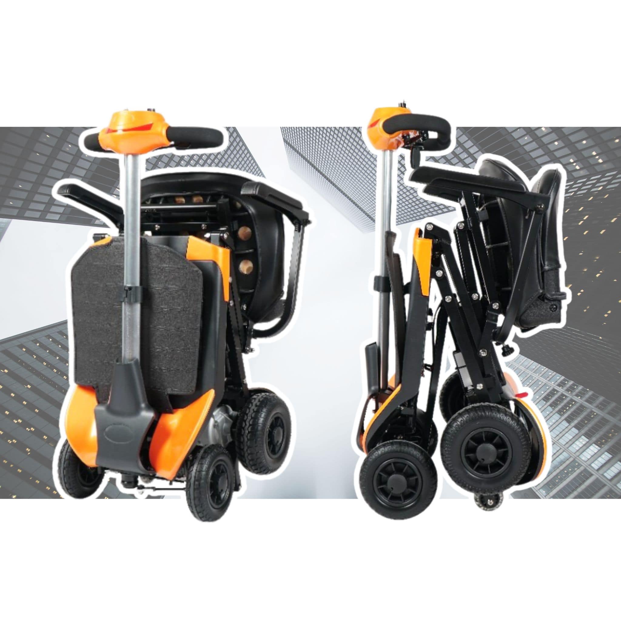 optimus automatic folding 4 wheel mobility scooter