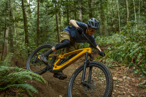 Trek Fuel EXe Mountain e-bike available from the gear change bicycle store