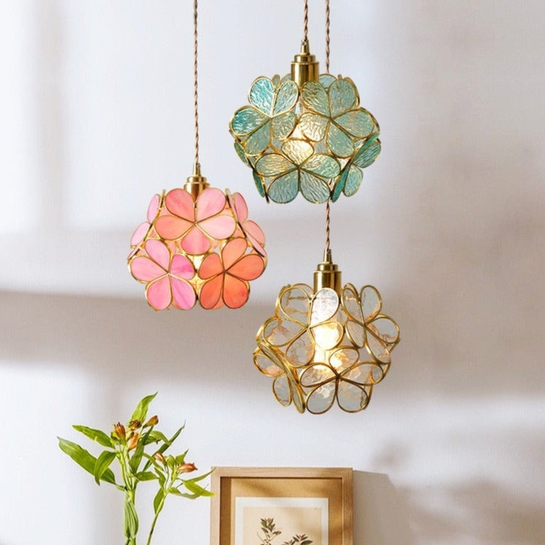 floral pendant lamp