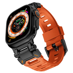 Luminous Rubber Strap with Metal Connector for Apple Watch - Devicean