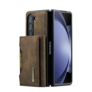 2-in-1 Detachable Leather Phone Case with Card Slot for Samsung Galaxy Z Fold 5 - Devicean