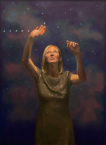 Aligning My Stars Original Painting by Megan Schaugaard