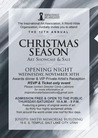 Inspirational Art Association Christmas Season Showcase and Sale