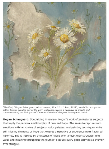 Megan Schaugaard's Artwork Featured on Fine Art Connoisseur Website