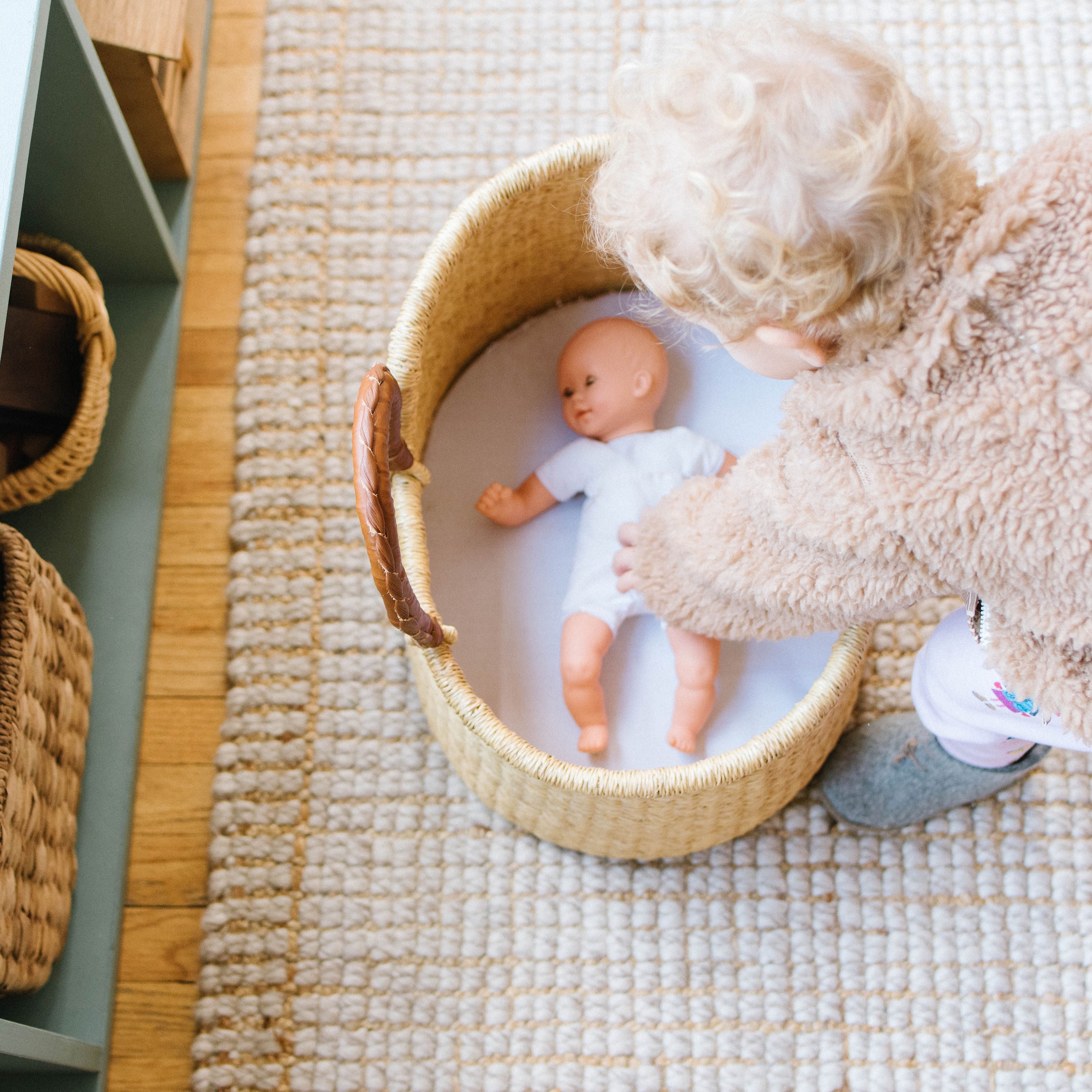 Doll Bassinet & Doll Rocker