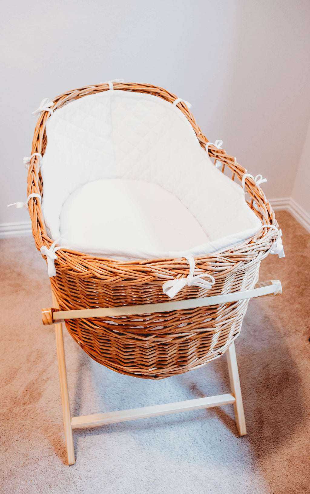 wicker bassinets for babies