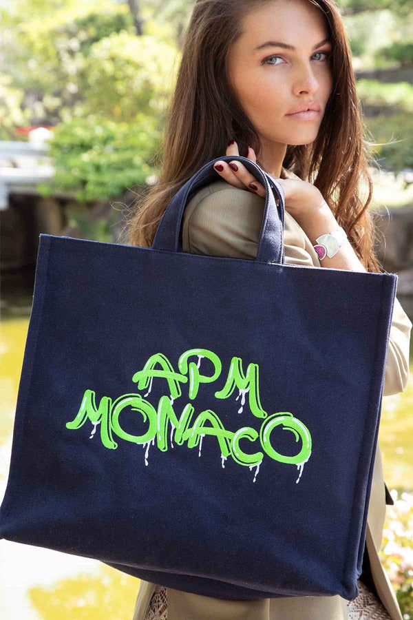 Monaco Monte Carlo Canvas Tote Bag Yacht Club Beach Bag 