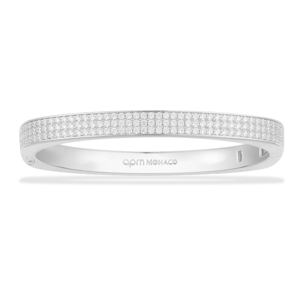 Chunky Pavé Bangle - APM Monaco product image