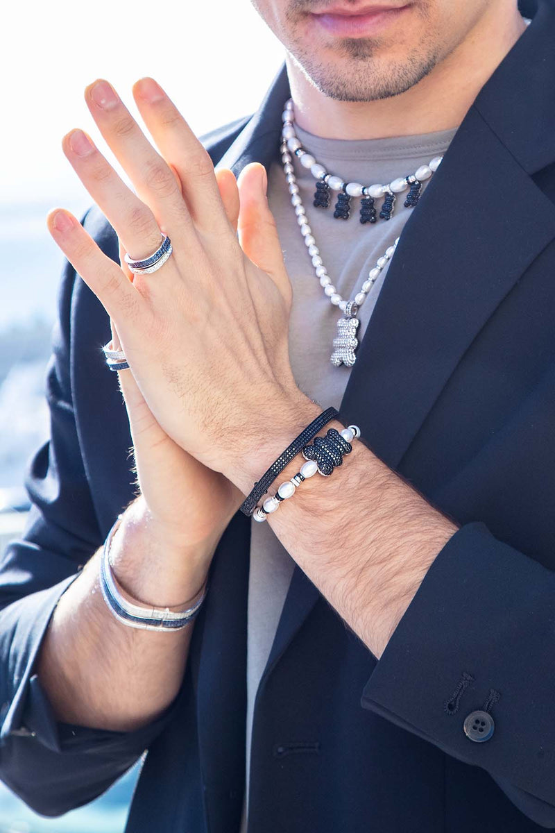Getalenteerd martelen Proberen XL Mood Yummy Bear Bracelet with Pearls | APM Monaco