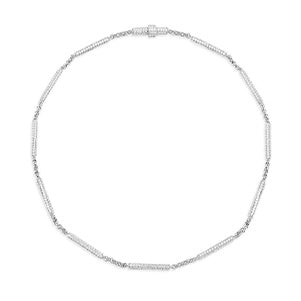 PAVED DAINTY CHOKER - SILVER