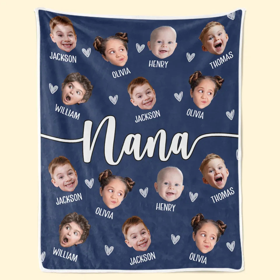 Custom Photo Moms Make Life Beautiful - Family Personalized Custom Blanket - Christmas Gift For Mom, Grandma