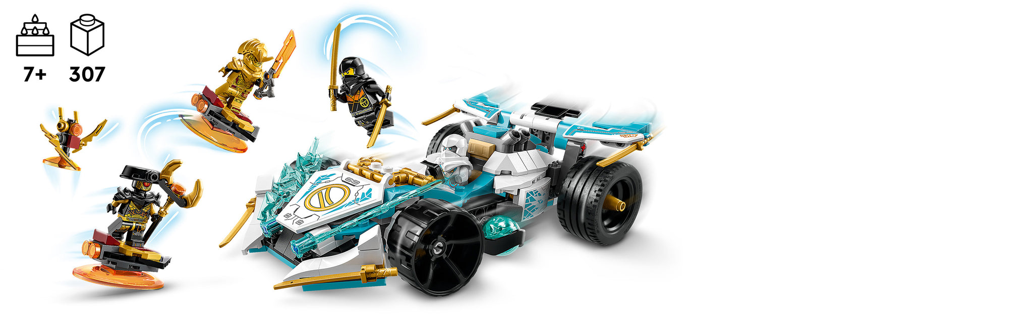 LEGO 71791 Zanes Dragon Power Spinjitzu-Rennwagen
