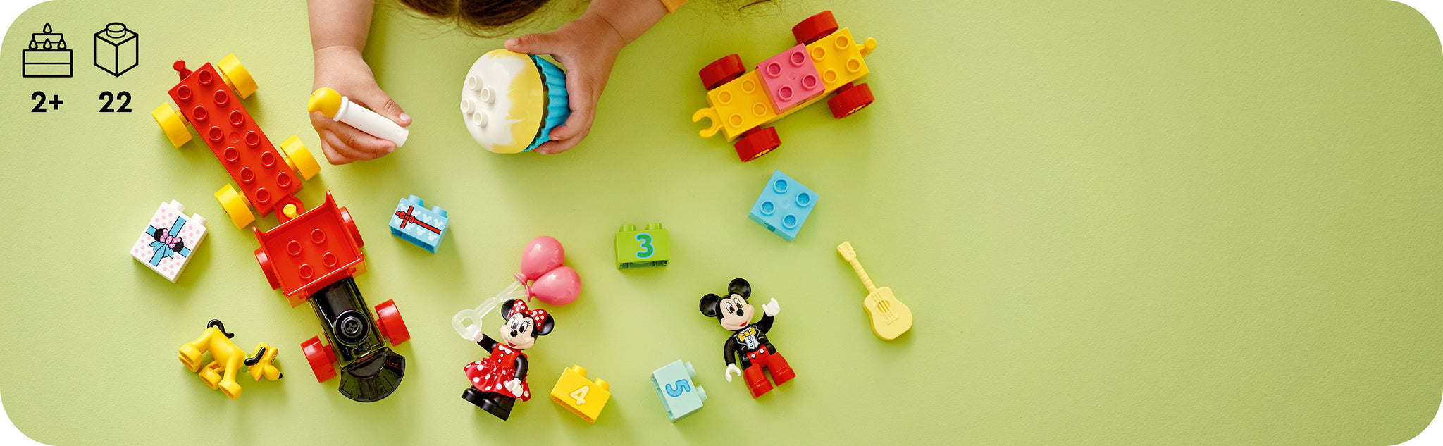 LEGO 10941 Mickey & Minnie Verjaardags trein