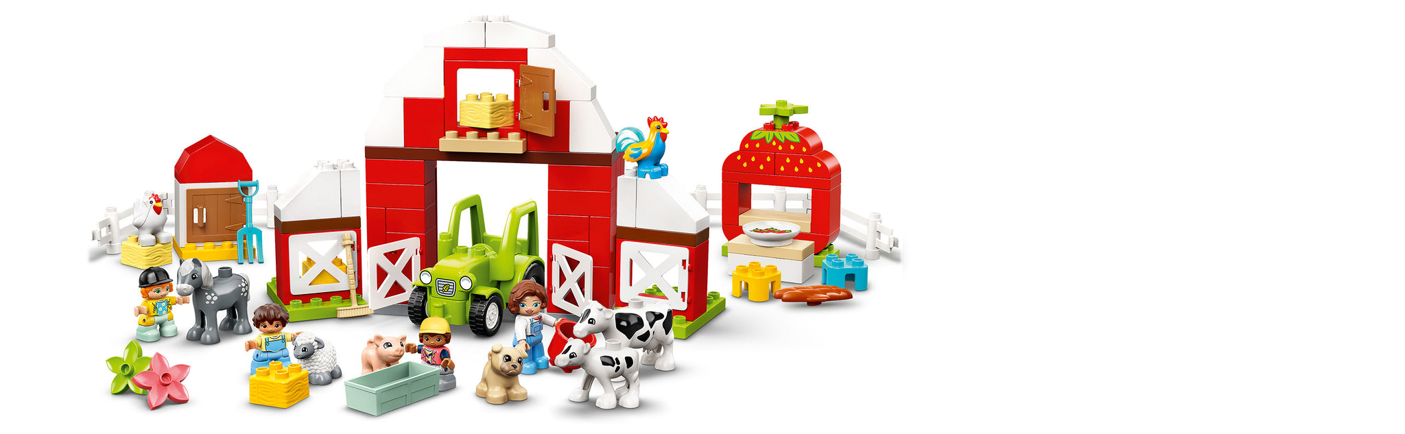 LEGO 10952 Schuur van de boerderij met tractor DUPLO