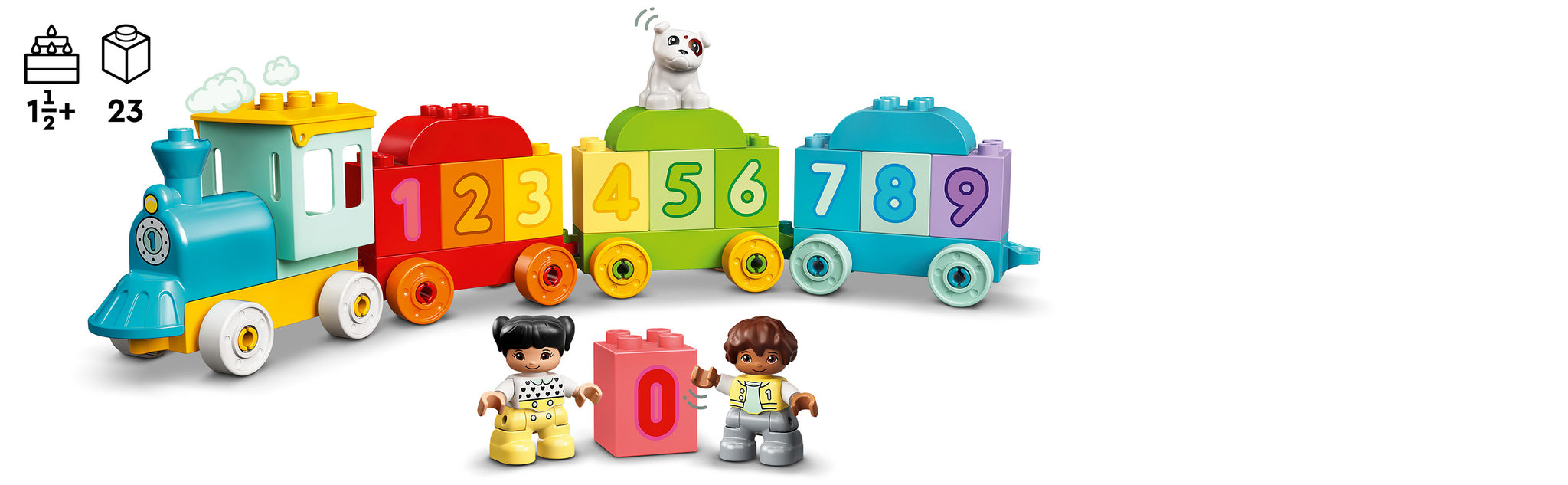 LEGO 10954 Mein erster Zug mit Zahlenzug – Zählen lernen mit DUPLO