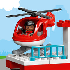 LEGO 10970 Brandweer kazerne met helikopter DUPLO