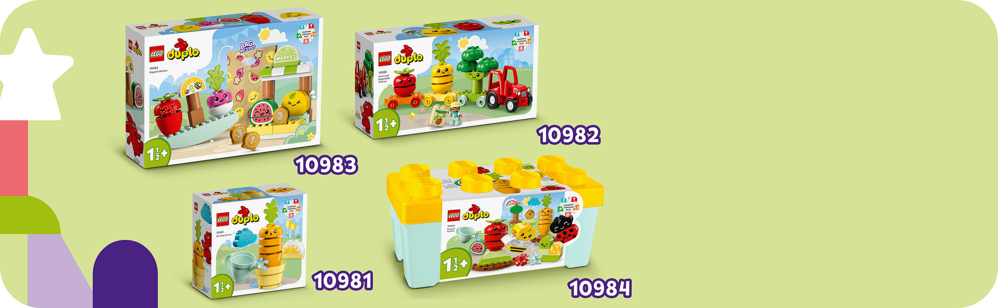 LEGO 10982 Fruit- en Groentetractor