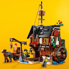 LEGO 31109 Piraten schip, piraten herberg of schedel eiland