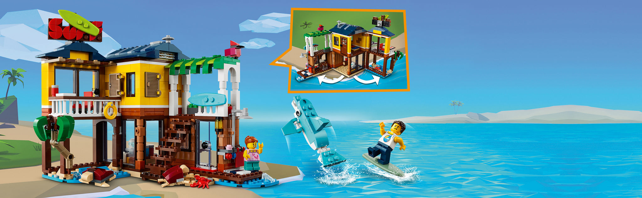 LEGO 31118 Beach house for the surfer