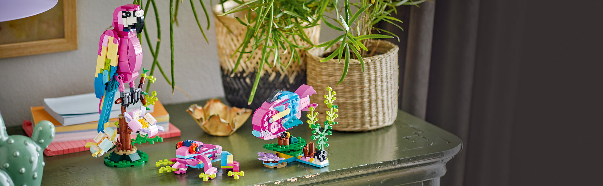 LEGO 31144 Exotische roze papegaai