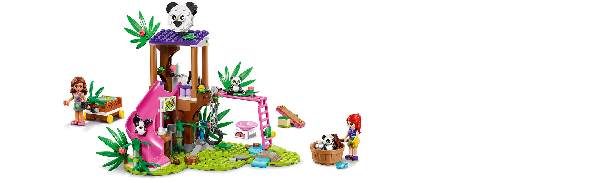 LEGO 41422 Panda Jungle boomhut