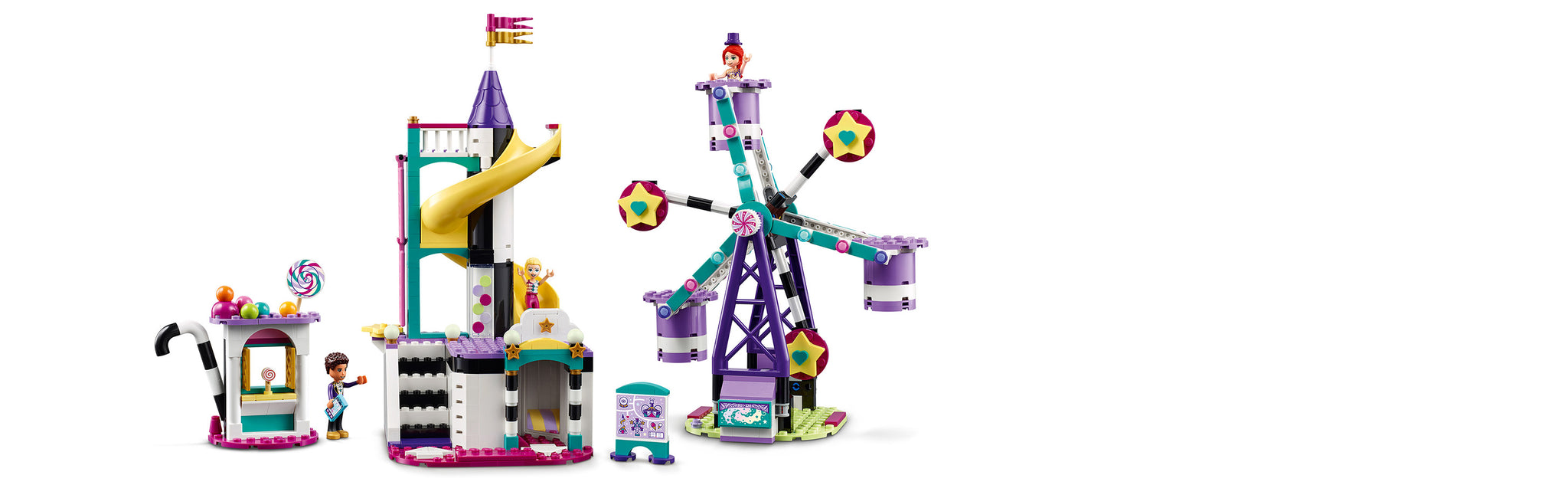 LEGO 41689 Riesenrad mit Rutsche für den Jahrmarkt