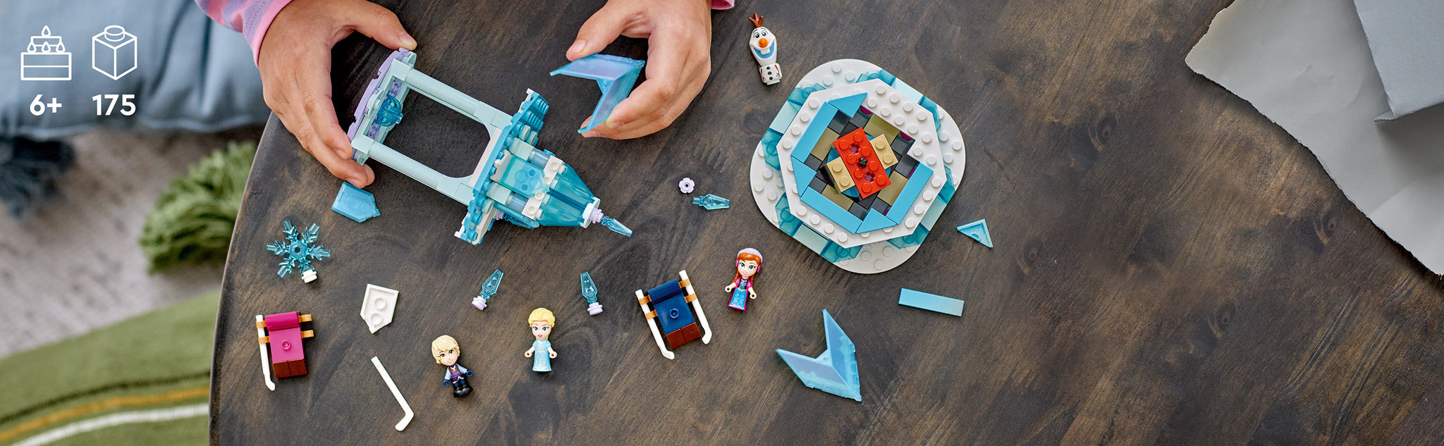 LEGO 43218 Anna and Elsa's magical merry-go-round
